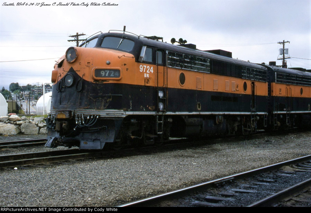 Burlington Northern F7A 9724
